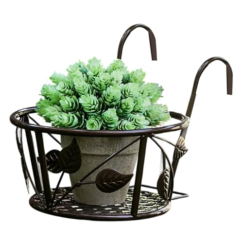 Jardinière en métal et support de fleurs multifonctionnel - 6