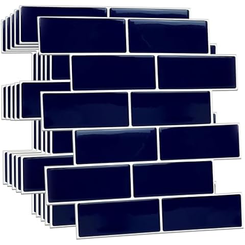 WALPLUS 6-Sheets Easy-Care 3D Wall Tiles Cover