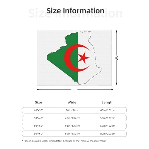 Couverture Algérie en microfibre EdWal douce pour lit - 8