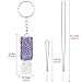 Biiange 2 Pack Bling Purple Whistle, Whistle for Coaches with Lanyard, Coaches Referee Sports Whistles, Loud Metal Sports for Coachess, Referees, and Hikers (Purple)