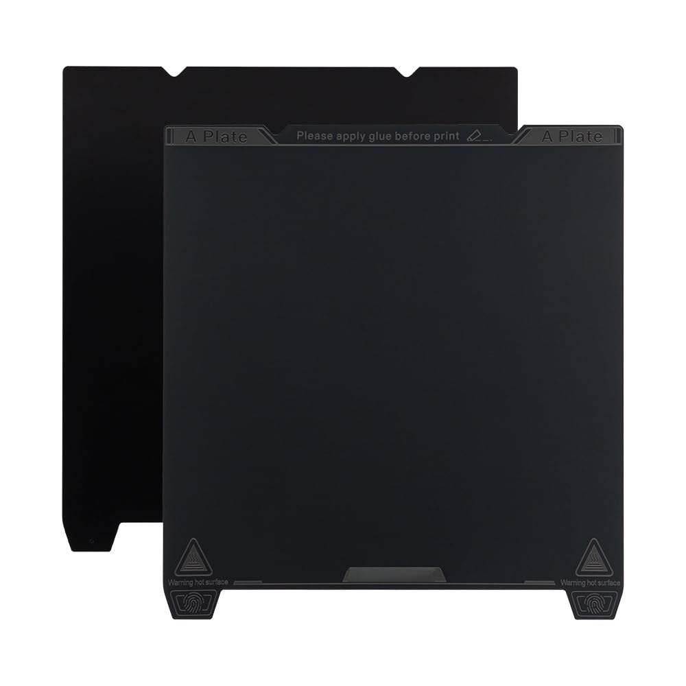 K1 Max PEI Smooth Build Plate pour un retrait facile des modèles 3D FDM 315x310mm