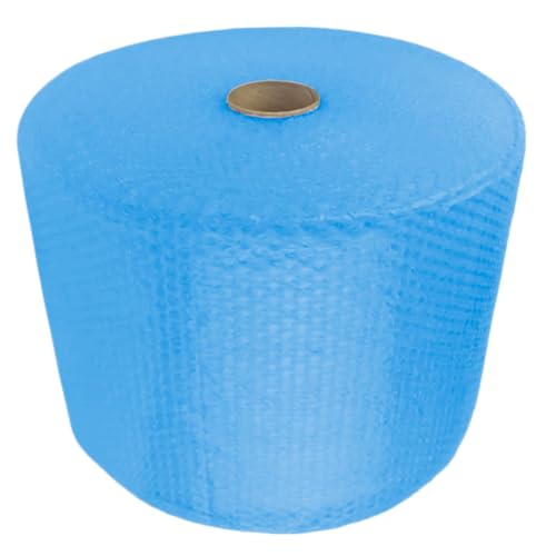 Rolo De Plástico Bolha 40 Cm X 100 Metros - AZUL 35 micras REFORÇADO para E-commerce Embalagens Prot