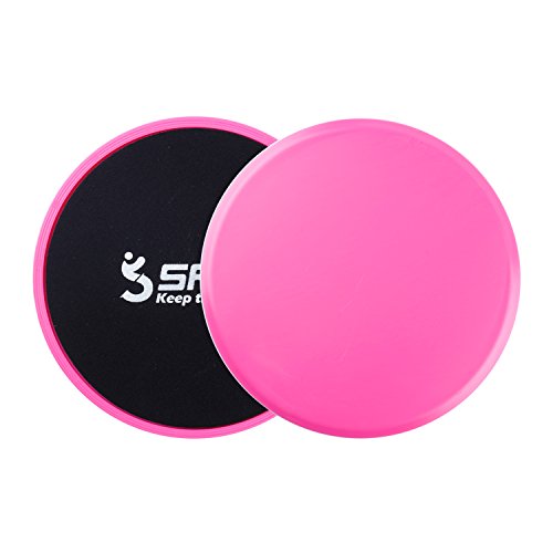 Sfee-Core-Exercise-Sliders-2xDual-Sided-Gliding-Discs-for-Use-on-Carpet-Hard-Floor-Fitness-Equipment-Idea-for-Abdominal-Full-Body-Workout-TrainingLeg-Sliders-Aerobics-CrossFitGift-Box