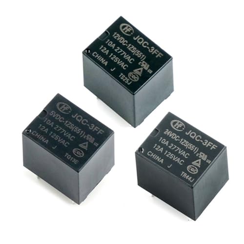 Relé JQC-3FF 24VDC-1HS componente electrónico T73 de 24V para circuitos impresos PCB 2