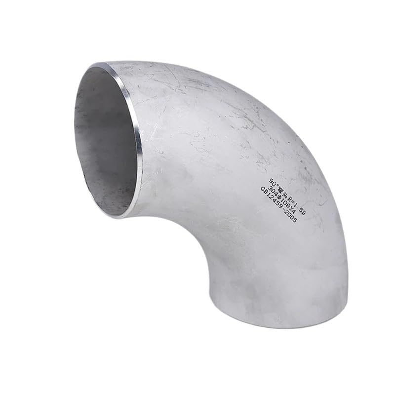 1 Stück Sus304 Schweißbogen, 90° Rechtwinklig, Industriequalität, Gepresst, Gebeizt, Nahtlos Gestanzt, Rohrbogen, 1,5D/60-3.0Mm Seamed
