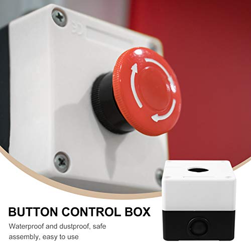 ULTECHNOVO 3Pcs Botão Interruptor de Controle Da Estação Box 3 Buraco Botão Momentâneo À Prova D' Á