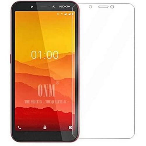 Image of Embed HD-Clear Screen Guard for Nokia C1 Plus - Harder or Durable Plastic & More Impact-Resistant Than Glass, with Free Installation Kit