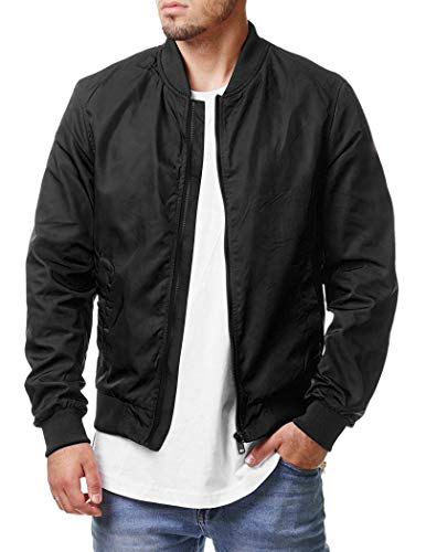 COOFANDY Men Bomber Jacket Lightweight Casual Softshell Flight Windbreaker Coat