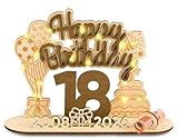 Regalos de combinación perfecta para 18 cumpleaños: la decoración de 18 cumpleaños para niñas y niños se adapta perfectamente a los principales momentos de aniversario digital, por lo que pueden recordar profundamente cada día de la reunión y disfrutar del tiempo de la reunión. Esta decoración de cumpleaños única será el punto culminante absoluto de la fiesta y creará un hermoso recuerdo para ti y tu familia/amigos. Sería una opción ideal para cumpleaños, festivales, carnaval y decoraciones de Año Nuevo.