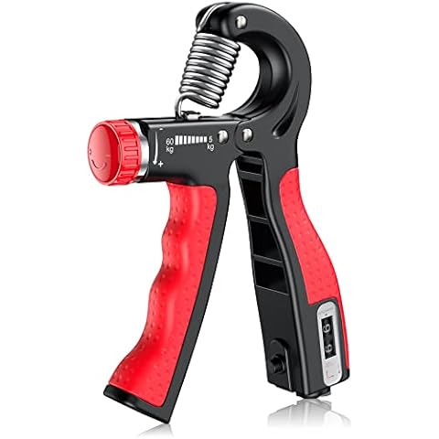 Hand Grips Strengthener, VINTEAM Wrist Strengthener with 5-60KG Adjustable Resistance Forearm Strengthener, Finger Strengthener for Hand Exercise Cover