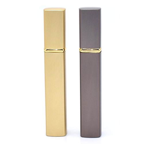 Dolovemk 2Pcs 12ml Atomizer Spray Bottle,Atomizer Perfume Bottle Travel,Perfume Atomizer Refillable Pump,Perfume Atomizer refillable Pack With 2 Funnel Fillers