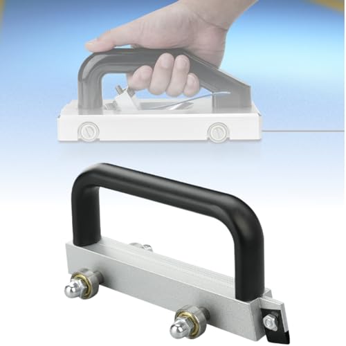 HJJ PVC���ޗp �蓮�J�a�c�[�� �a�؂�J�b�^�[�K�C�h�z�C�[�� �X���b�e�B���O�J�b�^ U���^�X���b�e �y�� �蓮�� �ϋv�������� ���Ǝ{�݁E�a�@�E�Z���PVC�V�[�g�E�S�����ނ̗n�ڑO�����ɍœK�� (�i���C�h�g���b�N�j,�u���[�h�Ȃ�) [���s�A���i]