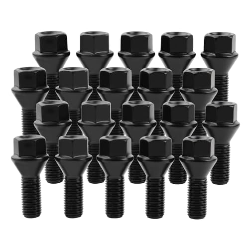 Set of 20, 36136781151 Wheel Lug Bolts 14mm x 1.25 Studs Compatible with F30 F35 F10 F25 X3 E70 X5