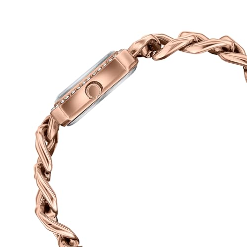 Image of Sonata Poze 7 Analog Rose Gold Dial Rose Gold Brass Strap Watch for Women - SP80157WM01