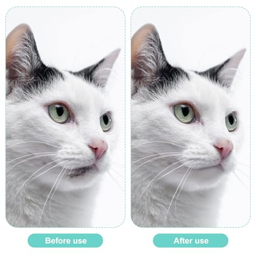 Image of 4pcs Cat Acne Brush Set, 2 Styles Double-Sided Scraper Silicone Soft Cat Brush Dual Sided Black Seed Exfoliating Cleaning Brushes for Pet Chin Acne and Blackhead