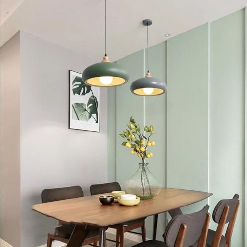 Lustre suspension E27 en métal naturel pour éclairage d'allée - 6