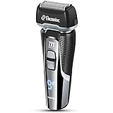Electric Razor for Men Wet & Dry Cordless Foil Shaver Rechargeable with Precision Beard Trimmer 3D Flexible Waterproof Head