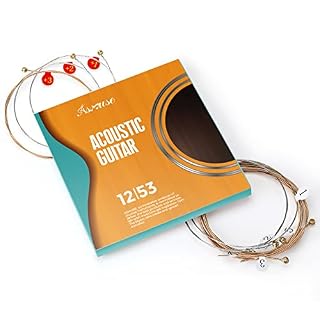 【6+3 pcs Cordes】Asmuse Cordes pour guitare acoustique, en phosphor bronze résistance à l’abrasion et incassable, Calibre… - Les Beatles, Paul McCartney, John Lennon, RIngo Starr, George Harrison