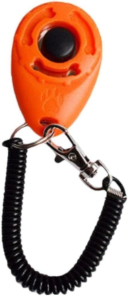 PULABO Clicker d'entraînement avec dragonne pour Chien Chat Cheval utile