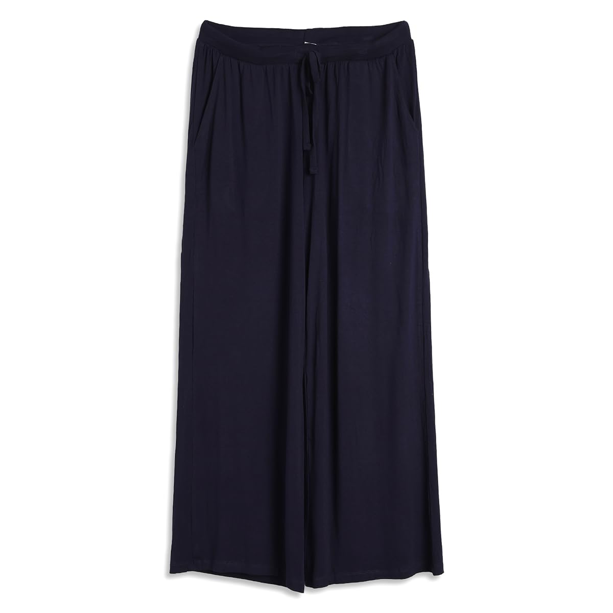 Women Knit Pant, (Blue)-image-1