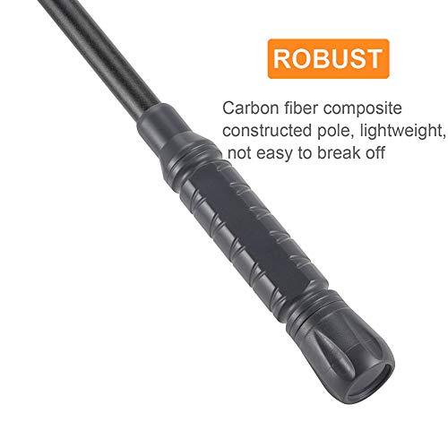 hygger Carbon Fiber 6 in 1 Aquarium Cleaning Tool Kit Algae Scraper Scrubber Pad Sponge Telescopic Handle Fish Tank… - Image 7