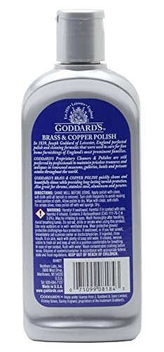 Goddard's Brass & Copper Polish Metal Cleaner & Polish, 7-Ounce (3 Pack) #TOP3