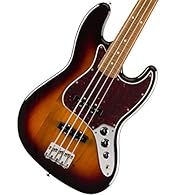Body shape: Jazz Bass Body material: Alder (Alder) Construction type: solid body/solid body Colour: 3-Tone Sunburst Handle mounting: screwed handle