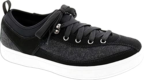 Drew Men's Buzz Black Leather/Flannel 11.5 W US