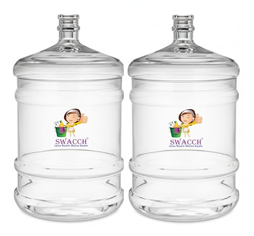 Image of Water Dispenser Bottle 20 Litre Pack of 2 I for Home, Kitchen, Office & Shop I Plastic Refillable Can I Heavy Material I Water Can I BPA Free