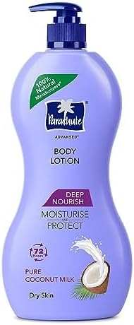 Deep Nourish Body Lotion for Women & Men, Dry Skin, 600ml | Pure Coconut Milk, 100% Natural, 72h Moisturisation