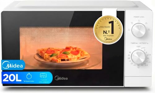 6 mejores hornos microondas 45 Midea Microondas 20 litros y 700 W de potencia | Microwave | Horno...