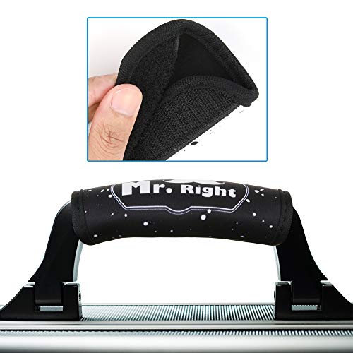 Cm Pack Of 2 Neoprene Luggage Handle Wrap/Handle Grip/Luggage Identifier For Travel Bag Luggage Suitcase (Mr. & Mrs. Pattern) #TOP5