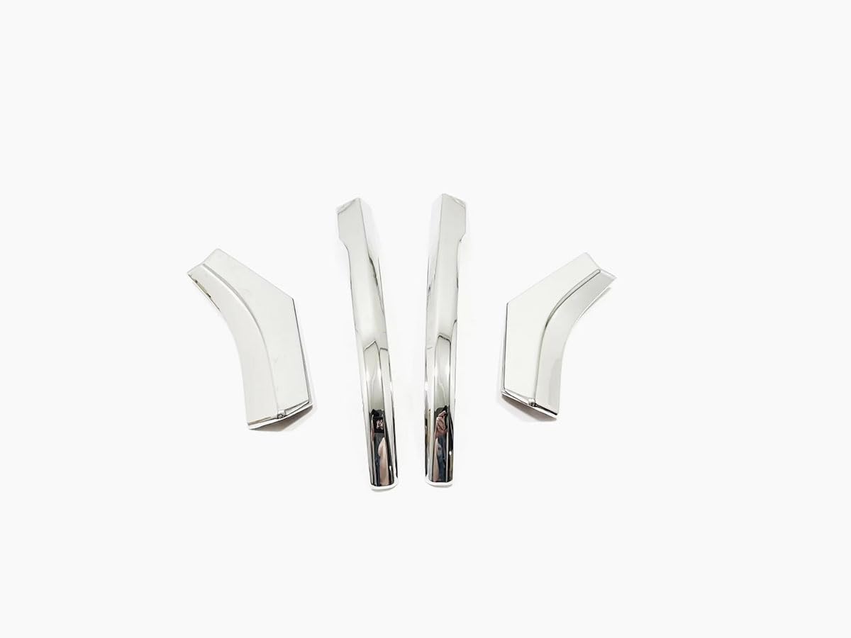 Rear view mirror trims Compatible With Toyota Sienna 2021 2022 2023 2024 Rearview Mirror Decorative Strip Trims Exterior Car Accessories ABS 4PCS(Glossy Chrome Style)