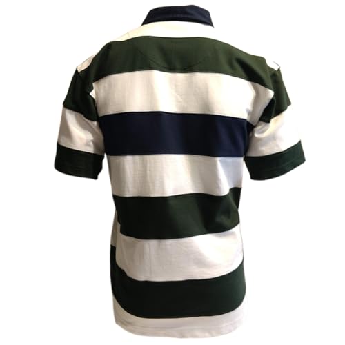 Lansdowne Camiseta de Rugby de Manga Corta Ireland en Botella/Blanco/Rayas Doradas (grande)