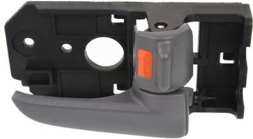 OE Replacement Front or Rear Passenger Side Gray Interior Door Handle with Door Lock Button for Kia - REPK462343