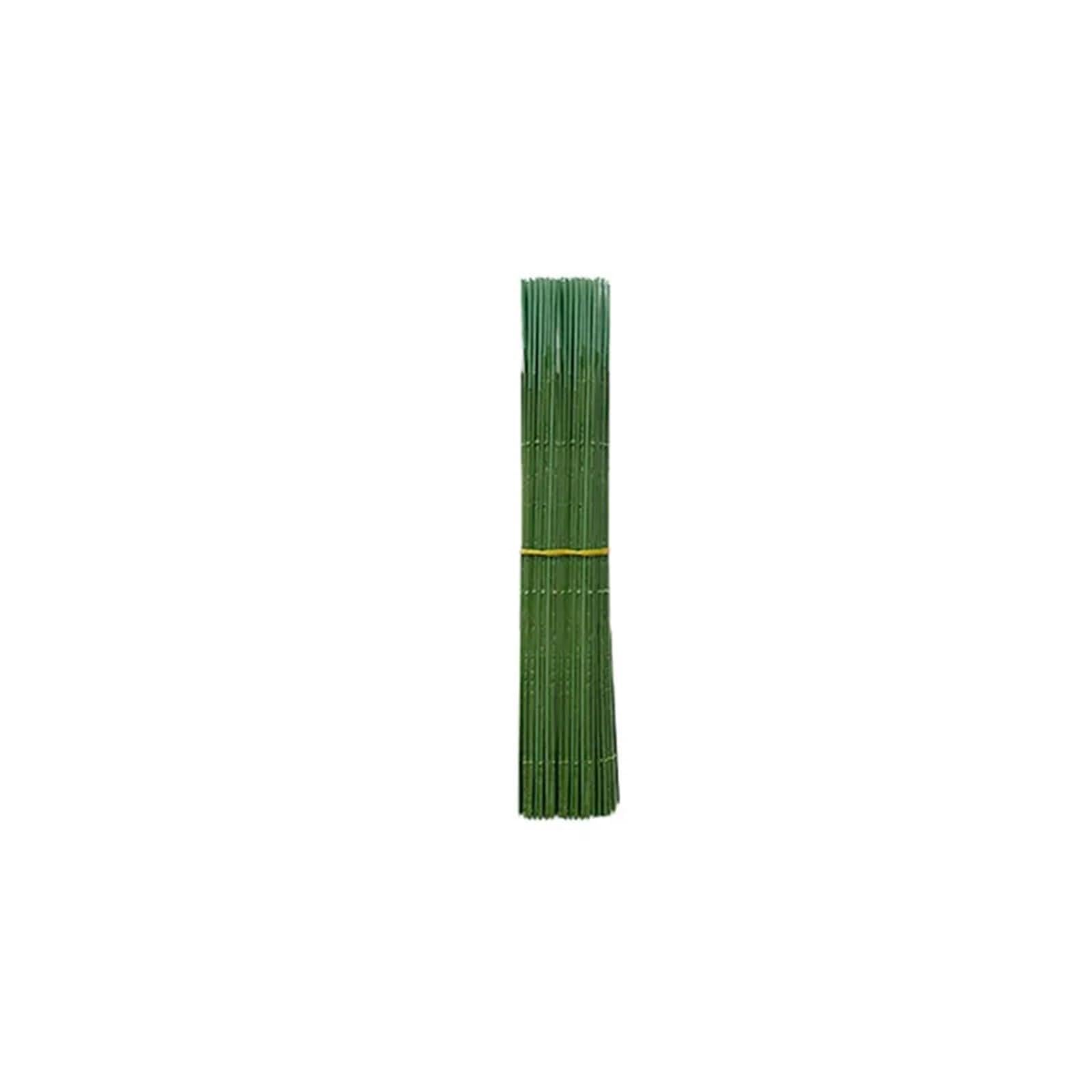 HUWOYG 100pcs Wire Stem Accessoies For Wedding Home Decor Artificial Green Flower DIY Floral Florist Craft Material Handmade For DIY(25.5cm)