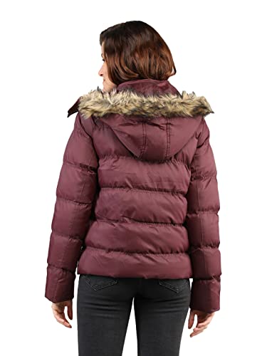 Image of CHKOKKO Women's Polyester Winter Standard Length Quilted Jacket