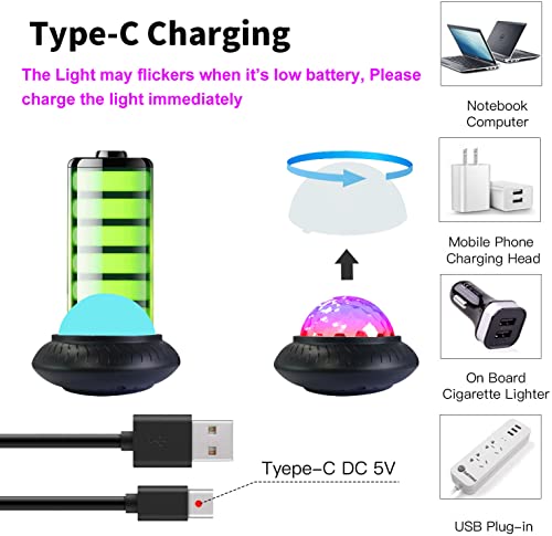 Kismee DQ-G3 Disco Party Light Night Light 2 In 1 Flashes thumb #3