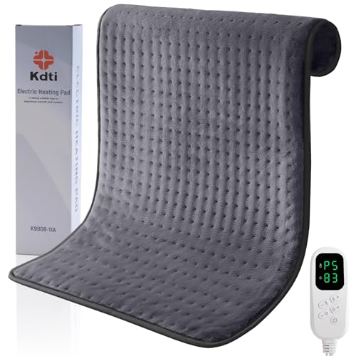 Manta Eléctrica, 40×80CM Almohadilla Térmica Eléctrica con Apagado Automático de 3 Horas y 6...