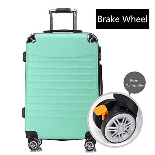 AQWWHY 20/22 / 24 Pulgadas / 26 Pulgadas Llevan Equipaje Maleta de Viaje de 4 Ruedas ABS Liviana Maleta giratoria Cabina rígida Maleta de Mano para Viaje Viaje Escuela de Negocios.