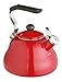 KitchenCraft Le'Xpress Bollitore per Induzione e Fornelli con Fischietto, 2 L (3,5 Pinte) - Rosso Peperoncino