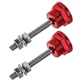 HEMOTON 2 Stück Motorhaubenschloss Schraubenriegel Kennzeichenverriegelungsclip Diebstahlsicherung Motorhaubenstift Set Rennwagenzubehör Motorhaubenschloss Zubehör