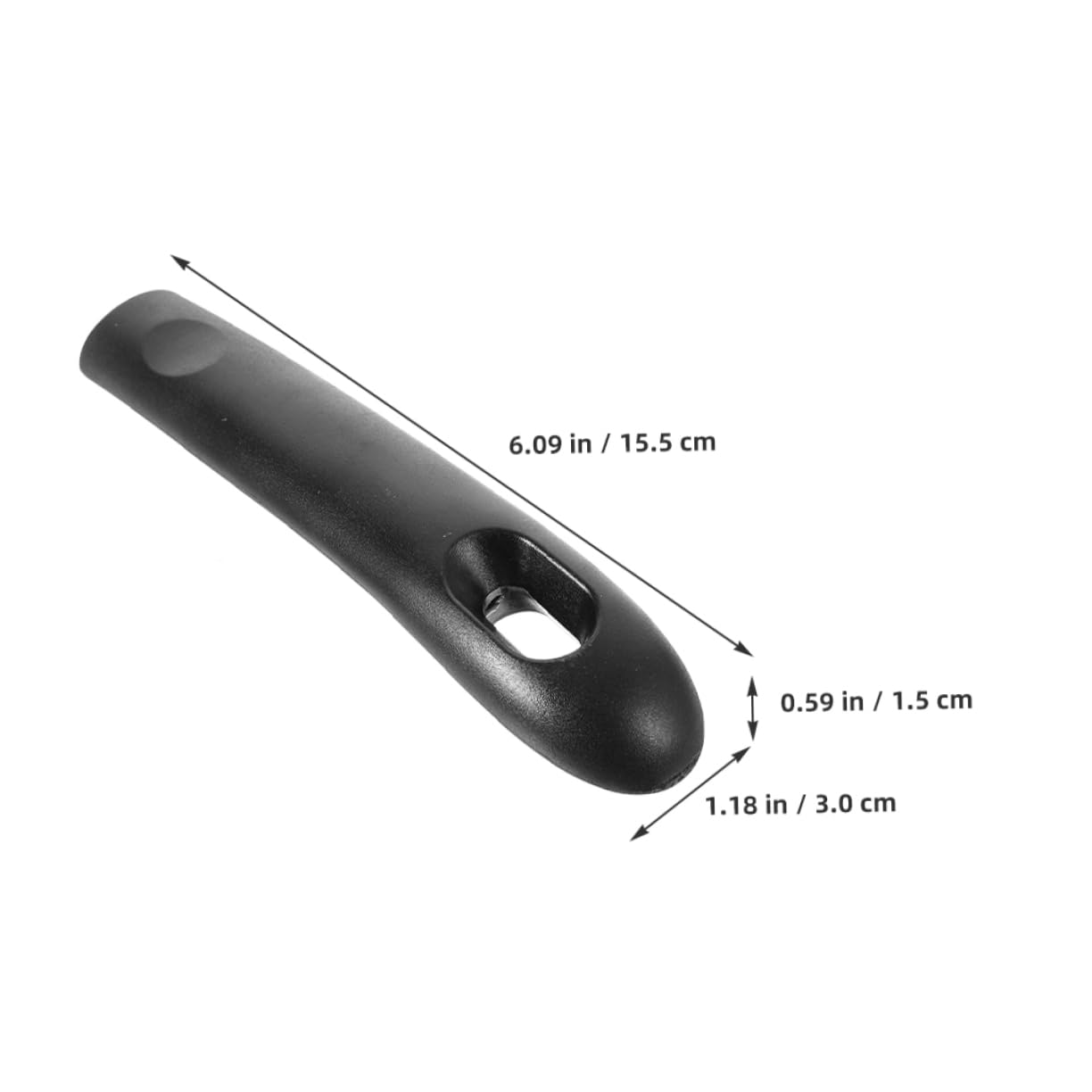 Mikikit 2pcs Detachable Pot Handle Replacement -Scald Grip for Home Outdoor Cooking Ergonomic Design for Comfortable Hold Easy to Clean Construction