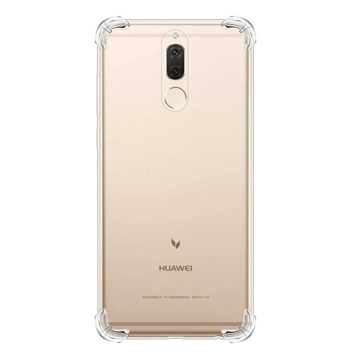 Zore Huawei Mate 10 Lite ile uyumlu Kılıf Zore Nitro Anti Shock Köşeleri Çıkıntılı Koruyucu Silikon,Şeffaf