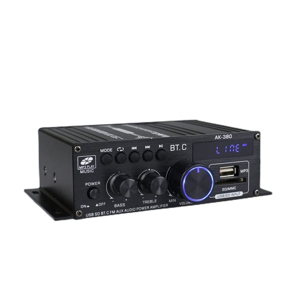 AK380+AMP その他セット TRITAM Ak380 800W 12V Power Amplifier Bluetooth Stereo Home Car