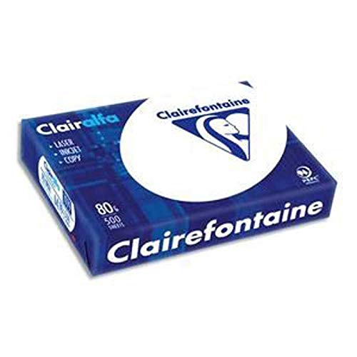 Papier blanc CLAIRALFA A3 80g haut de gamme 5 ramettes 500 feuilles
