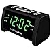 HANNLOMAX HX-138CR Alarm Clock Radio, PLL AM/FM Radio with Preset Radio, 1.4