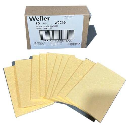 Weller WCC104 10 Pack Solder Tip Cleaning Sponge, 4