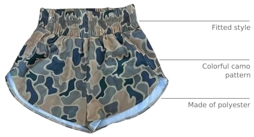 Image of MANGMAO Colorful Camo Boxer Shorts Women Summer Graphic Print Cute Shorts 2025 Trendy