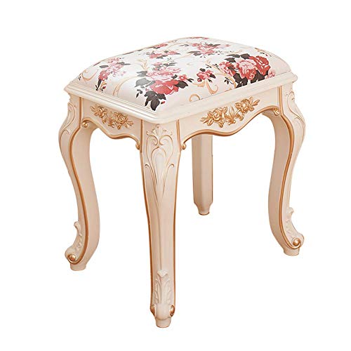 GWW Vanit Baroque Piano Chair/Dressing Stool/Makeup Seat/Padded Bench Chair,with GWW Vanit Baroque Piano Chair/Dressing Stool/Makeup Seat/Padded Bench Chair,with